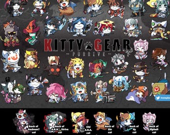 Kitty Gear Kitty Keychains! Strive and MORE