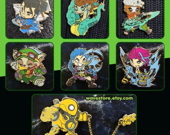 2XKO Enamel Pins