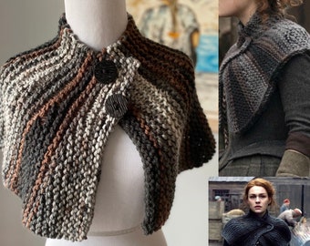 Outlander Brianna’s Capelet Shawl, Reunion Cape, Outlander Cape Gift, Season 4