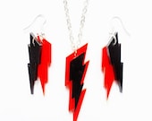 Lightning bolt jewellery set