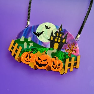 This is Halloween statement necklace image 2