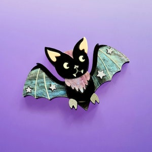 Baby bat brooch or necklace