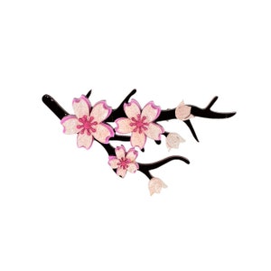 Sakura blossom brooch