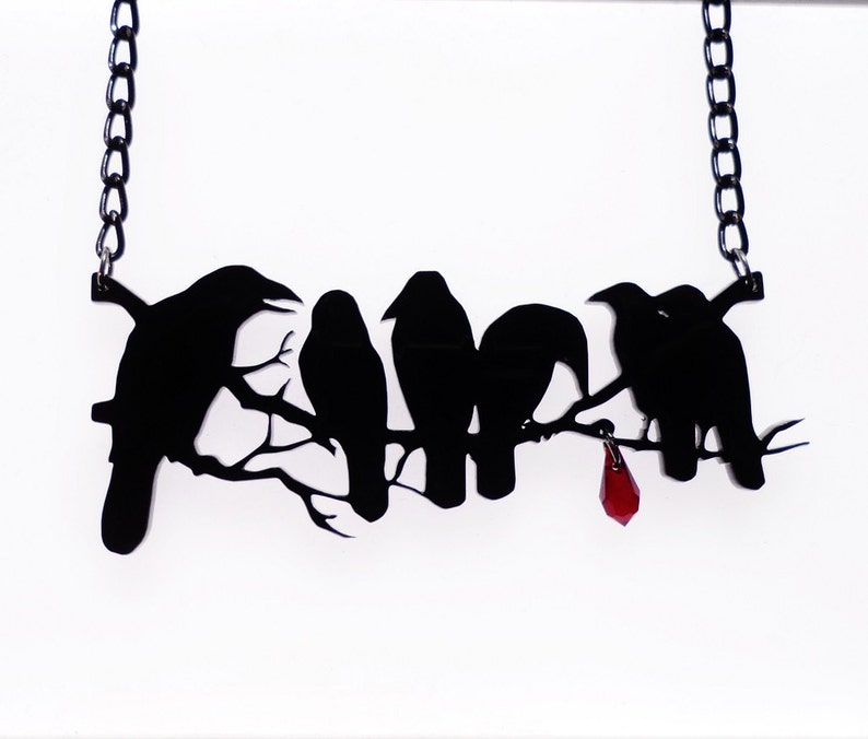 Murder of crows necklace image 1