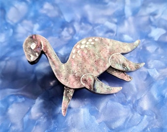 Orecchini A Forma Di Mostro Di Loch Ness In Argento Sterling 925 - Gioiello Scozzese