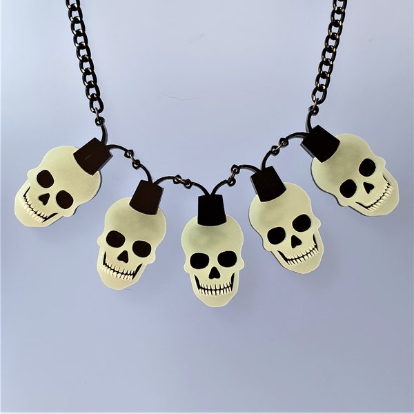 Skull String Lights Etsy