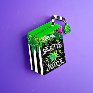 Halloween Juice karton kever sap broche of ketting