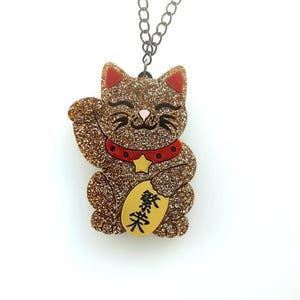 Maneki neko kattenketting - Prosperity