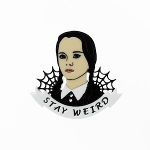 Wednesday Addams brooch
