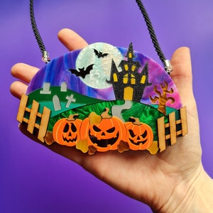 This is Halloween statement necklace image 3