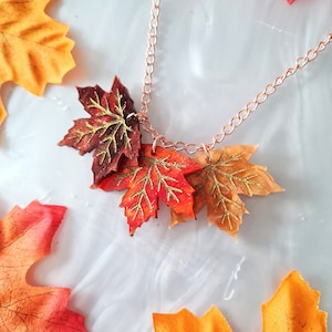 Ahornblatt Charm Kette