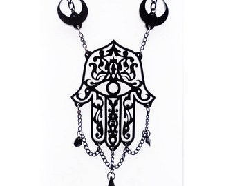 Collar de Hamsa mano