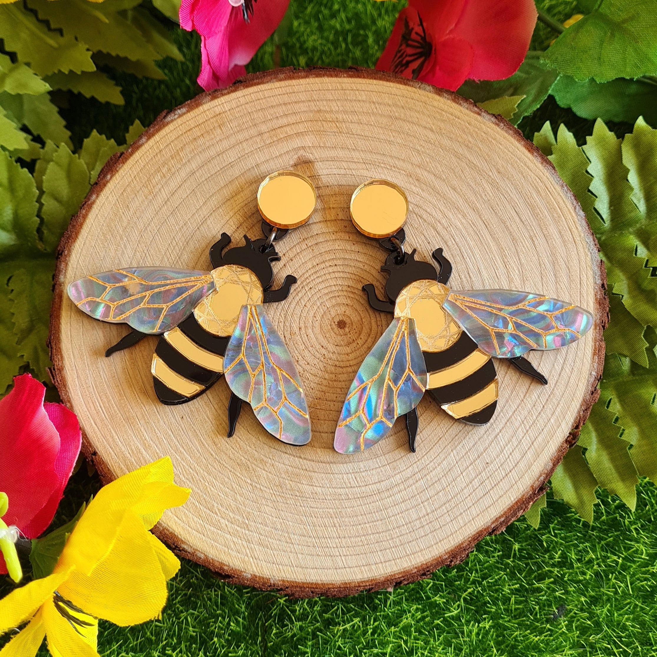 Bee Bumble Bee Earrings Etsy Australia