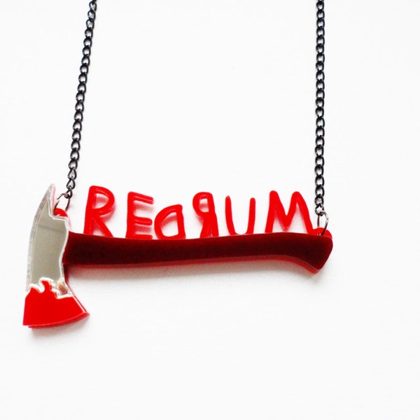 REDRUM -The Shining inspired neckace