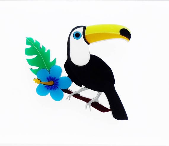 Toucan brooch deals