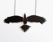 Raven in Flight necklace