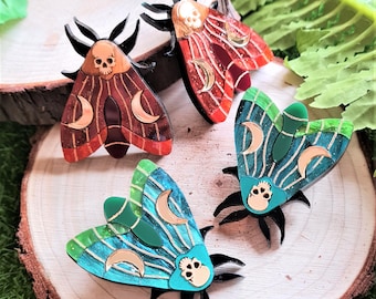Mystic moth hårspännen