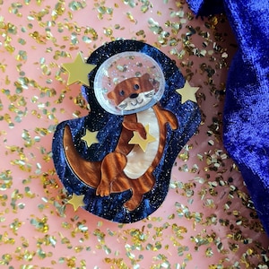Otter space brooch or necklace