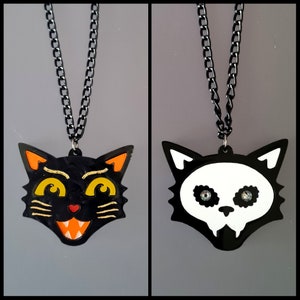 SCAREDY CATS Tv Show Halloween Pendant Necklace (Instant Download) 