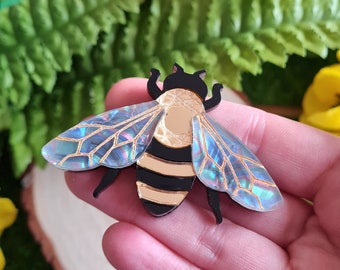 Broche abeille bourdon