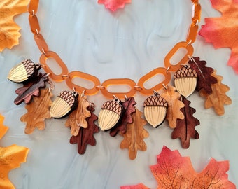 Eichel Charm Statement Kette
