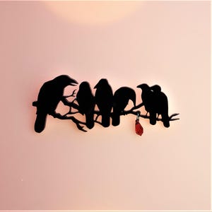 Murder of crows necklace image 2