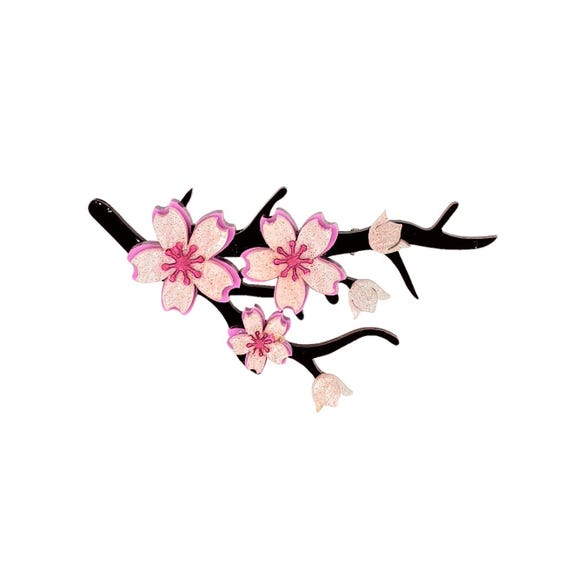 Sakura Blossom Brooch - Etsy Israel