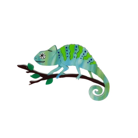 Chameleon brooch online