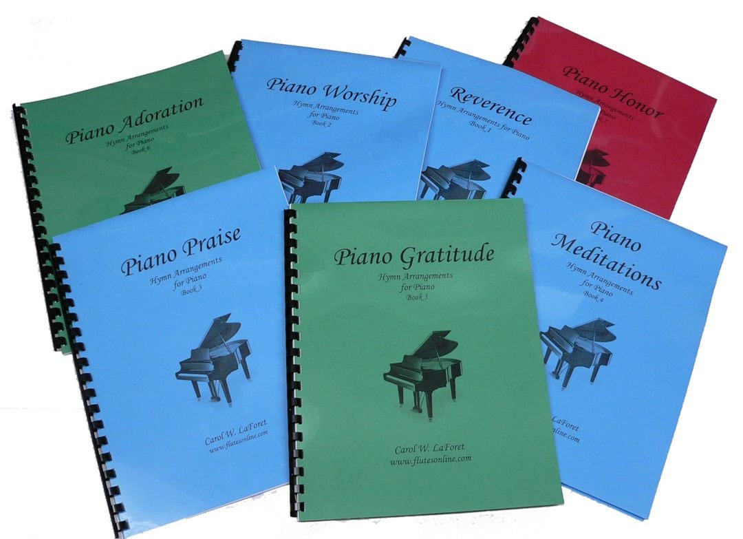 Piano Hymn Arrangement Seven Books 1 to 7 Set 1 - Worship Music