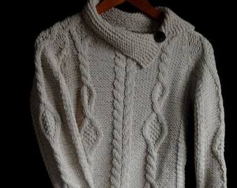 Hand knit sweater