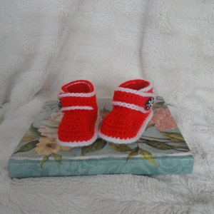 Baby slippers, baby booties booties ONLY image 2