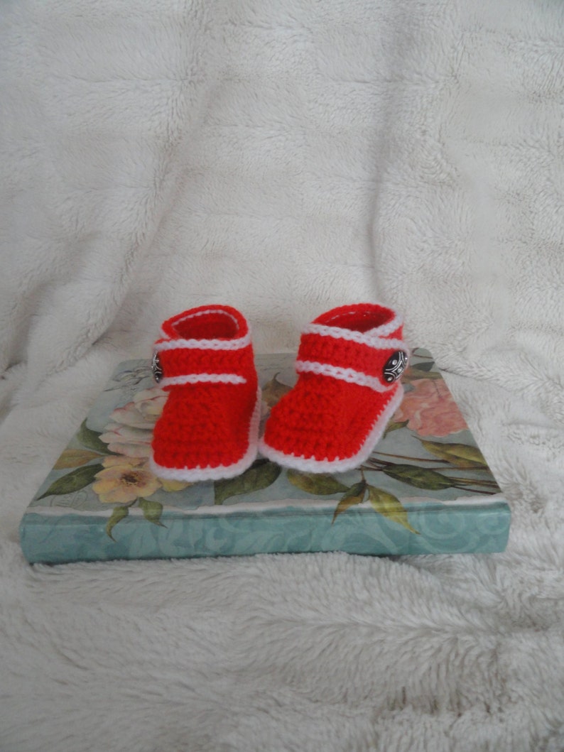 Baby slippers, baby booties booties ONLY image 2