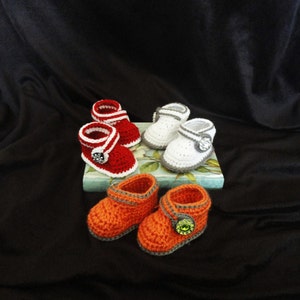 Baby slippers, baby booties booties ONLY image 3