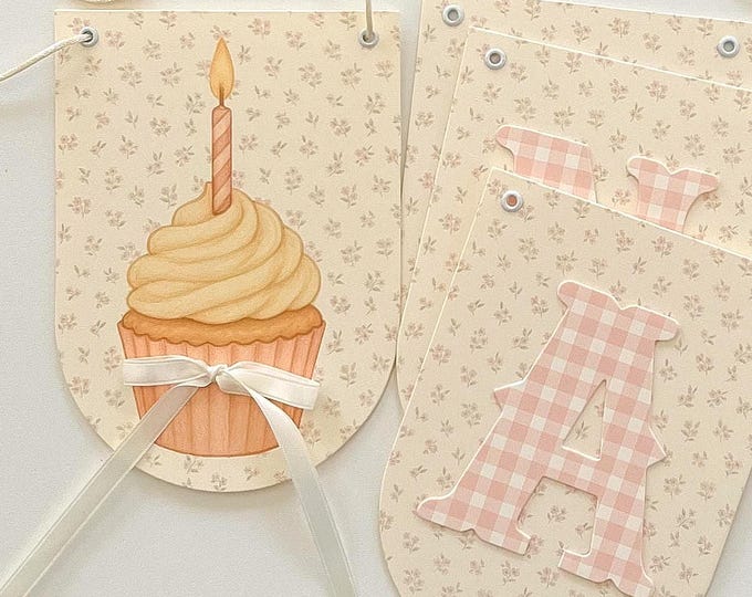 High Chair First Birthday Banner