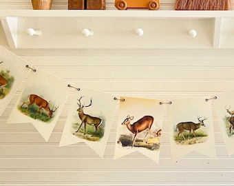 Vintage Deer Garland