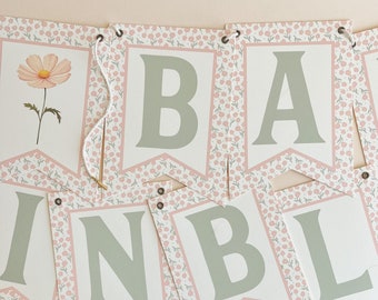 Baby In Bloom Banner