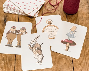 Alice in wonderland matching game Alice in wonderland memory game Alice in wonderland gift Alice in wonderland theme party mad hatter