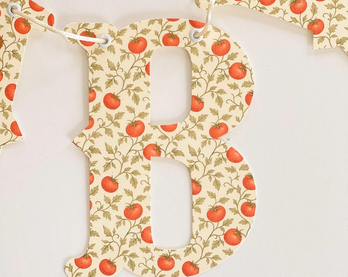 High Chair First Birthday Banner