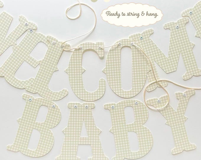 High Chair First Birthday Banner