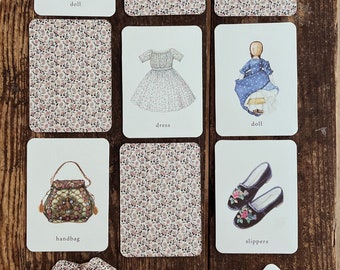 Doll Matching Card Game