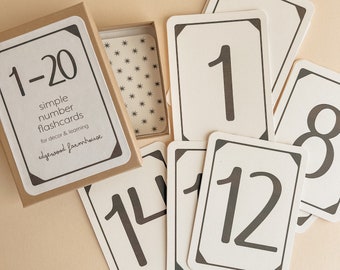 Number Counting Flashcards