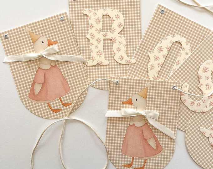 High Chair First Birthday Banner