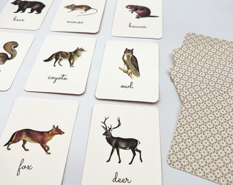 Woodland Matching Card Game