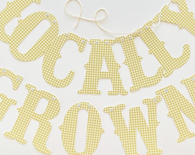 High Chair First Birthday Banner