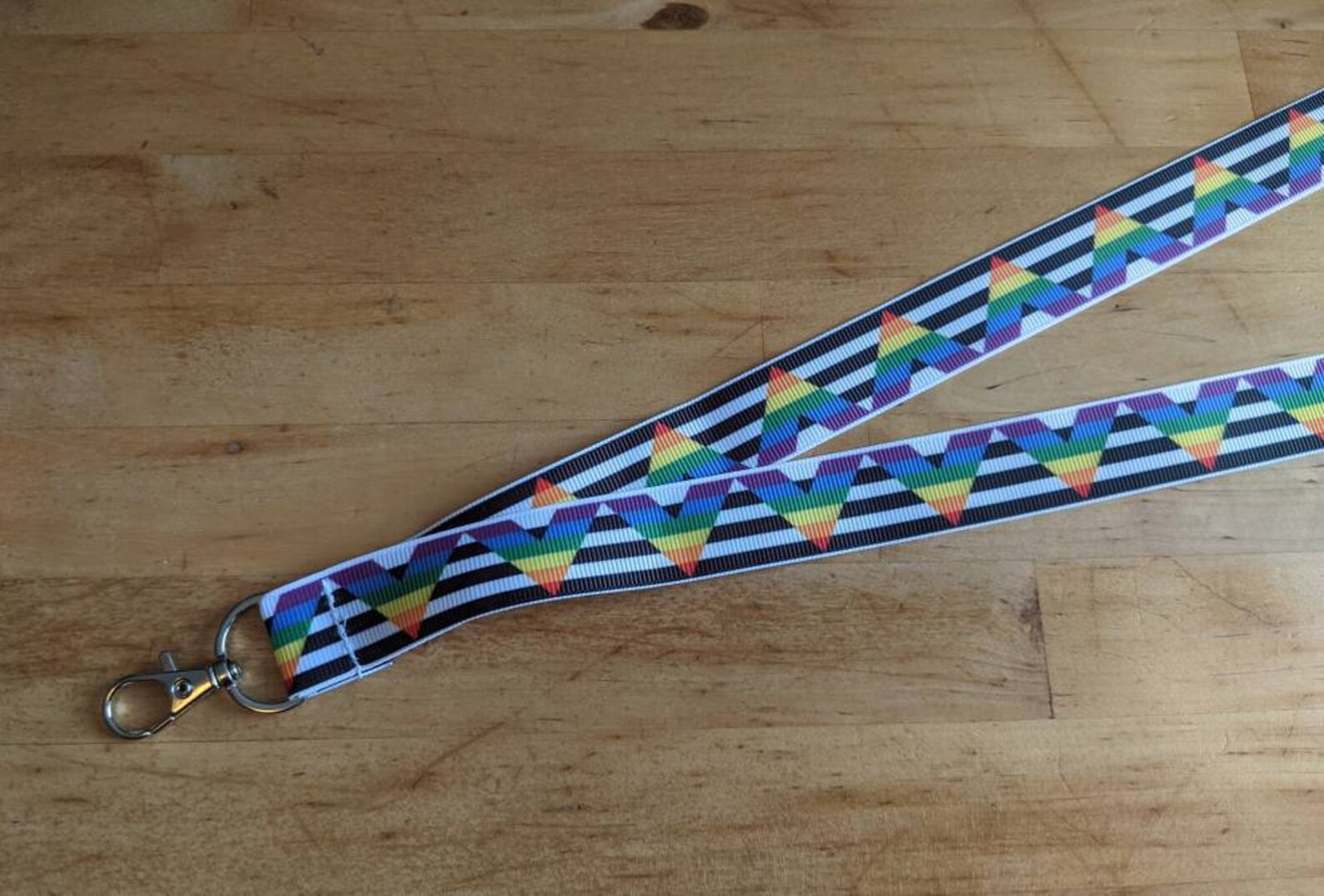 Straight Ally Sexuality Festival Flag Student Lanyard ID Card