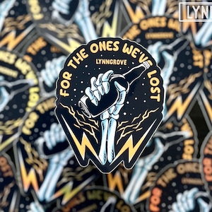 For The Ones We Lost Sticker Sticker - lineman sticker,  Hard Hat Sticker , Blue Collar Stickers