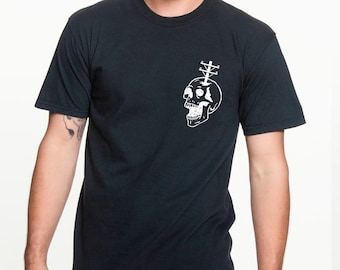 Pole Skull Head Lineman Shirt