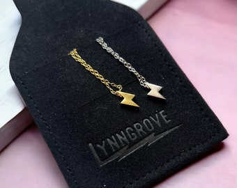 Lightning Bolt Pendant Necklace