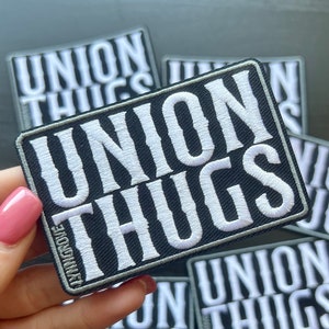 Écusson Union Thugs - Écusson LINEMAN |  Écusson bleu pour col