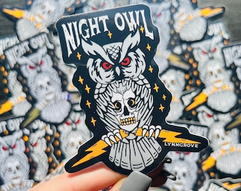 Night Owl Sticker